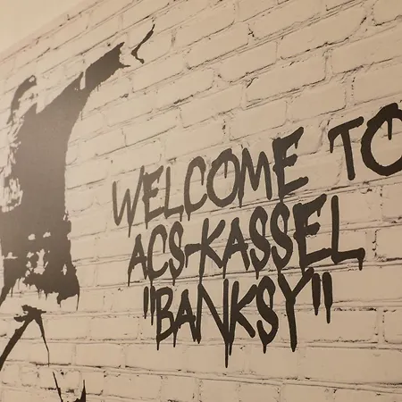 Art City-studio Kassel-innenstadt Am Fulda-ufer, 3 Schlafzimmer, Boxspring-betten, Bis 8 Personen, Kostenfreier Parkplatz, Balkon, Terrasse, Fahrstuhl *